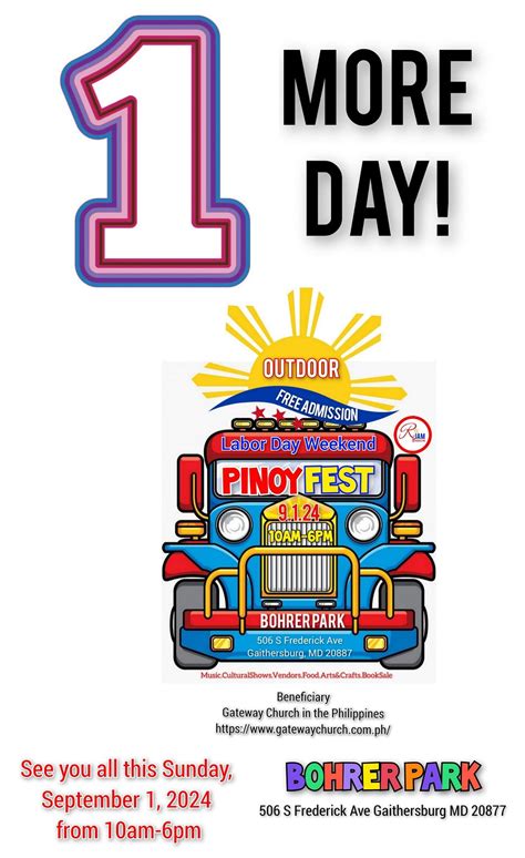 PinoyFest 2024, Bohrer Park, Gaithersburg, 1 September 2024 | AllEvents