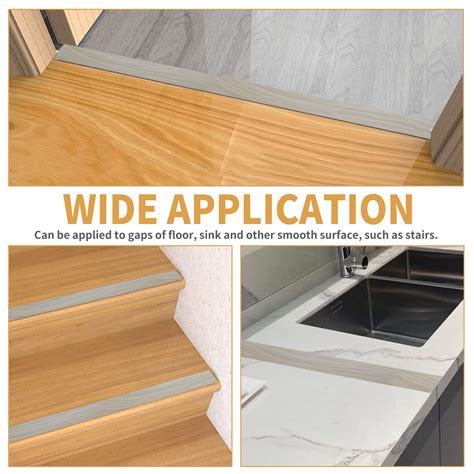 Snapklik.com : Floor Transition Strip, 10 Ft Self Adhesive Vinyl ...