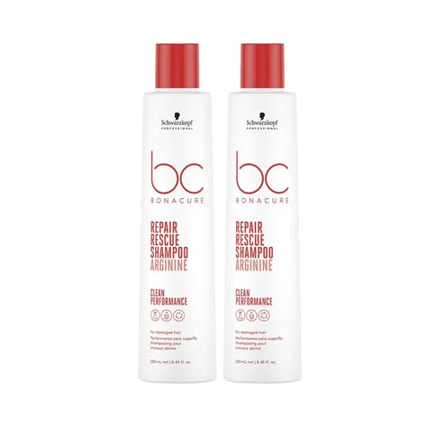 Buy Schwarzkopf Professional Bonacure Repair Rescue Shampoo Pack of 2 ...