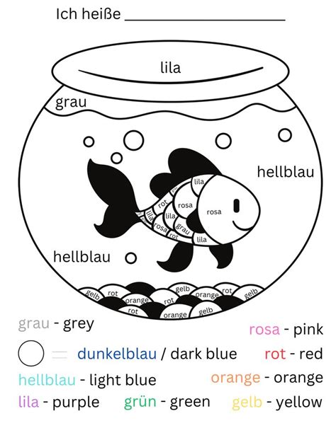 Image result for German Colors Worksheet