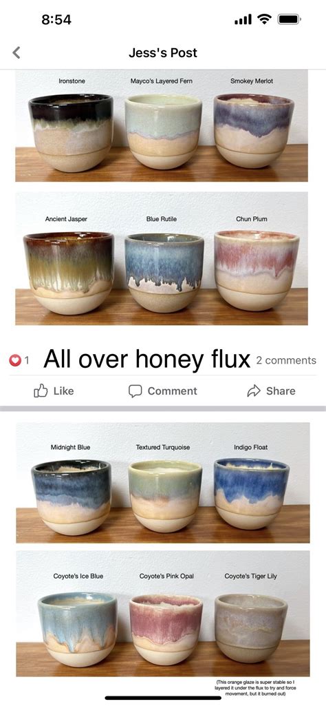 Colorful Ceramic Glaze Recipes for Pottery