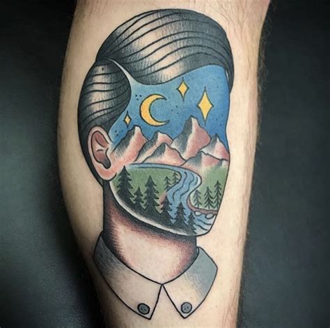 Traditional portrait tattoo with nature | Tattoos, Tattoo artists ...