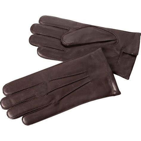 Brown Classic Leather Gloves | Men's Country Clothing | Cordings