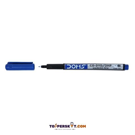 Doms CD DVD Marker - Blue ( Pack Of 1 ) – Topperskit LLP