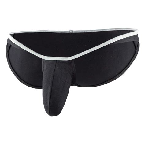 Buy MYZA Men's Langot Style Brief - Microfiber Comfort in Red, Black ...