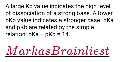 prove that Pka and pkb = 14 - Brainly.in