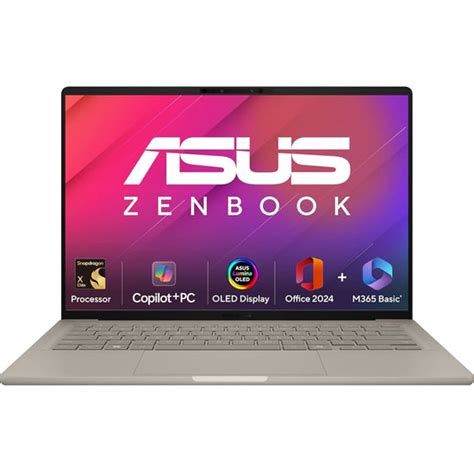 ASUS ZENBOOK A14, SNAPDRAGON X ELITE PROCESSOR,(QUALCOMM ADRENO IGPU/1 ...