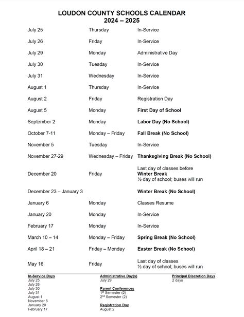 School Calendar | Loudon County Schools, TN