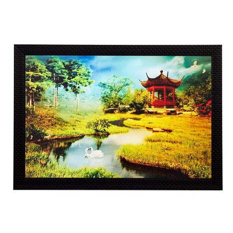 Beautiful Scenery Matt Textured UV Art Painting - eCraftIndia Online