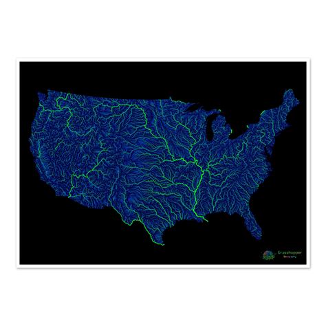 Us River Map With States Map Of Part Of The United States Exhibiting