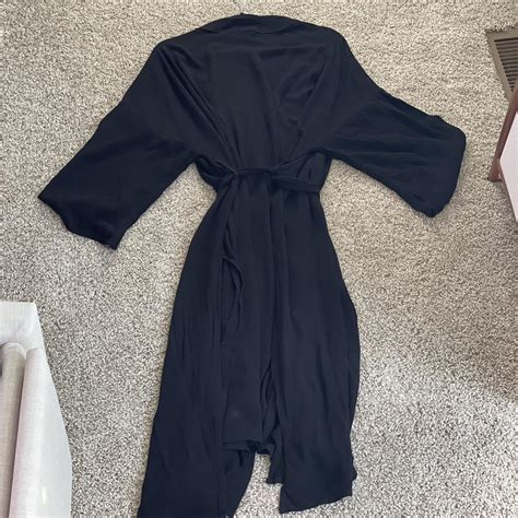 Black Beach Cover Up Kimono Wrap. US 4. Super cute... - Depop