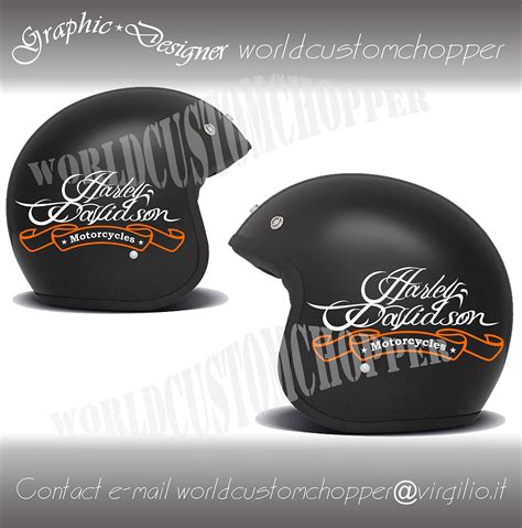 Harley Davidson Motorcycle Helmet Stickers Oficial Online | www ...