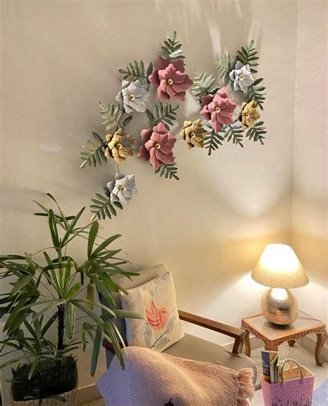 Floral Pink Metal Wall Art – Creator Handicrafts