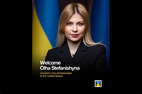 Meet Olga Stefanishyna New Ambassador to the US - United Help Ukraine