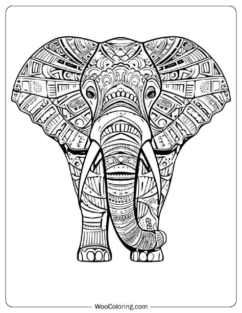 32 Elephant Coloring Pages (Free PDF To Print) | Woo Coloring