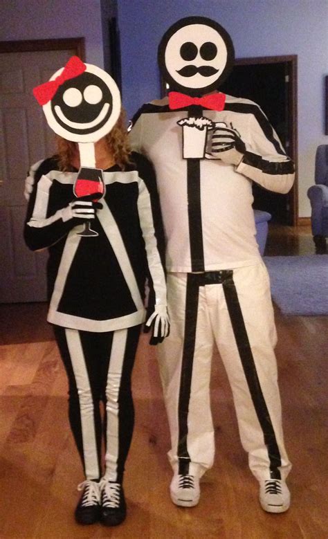 Diy stick figure halloween costume – Artofit