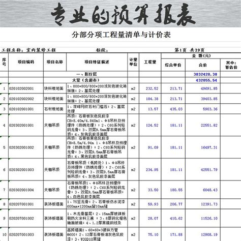 2021年西安140平米装修报价表/价格预算清单/费用明细表-西安兴唐装饰半包报价