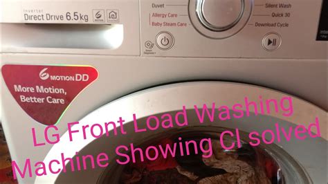 Rezultat imagine pentru LG Washing Machine CL Error