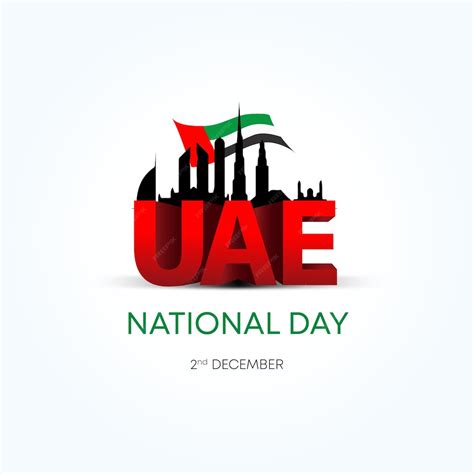 Premium vector uae national day poster | Premium Vector