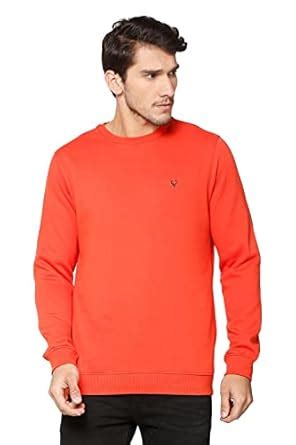 Buy Allen Solly Men Cotton Round Neck Regular Fit, Shirt ...