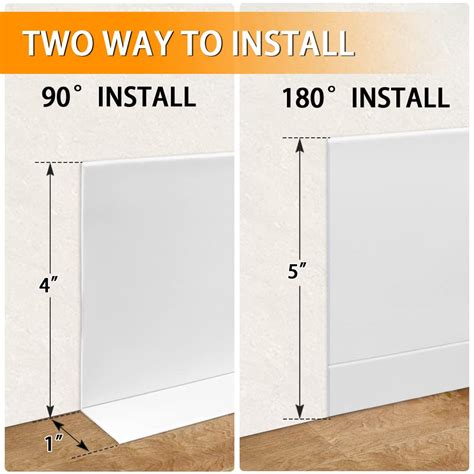 Buy Vinyl Wall Base 4 Vinyl Baseboard Molding Flexible Vinyl Floor Base ...