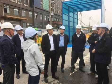 市政集团总经理汪小南一行开展在建重点项目节前检查