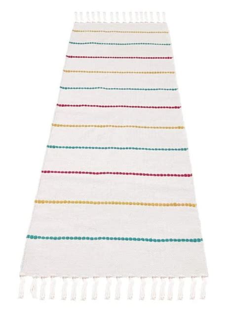 Buy ELAM DECOR Handmade Cotton Reversible Floor Rugs Area Rug Bedside ...