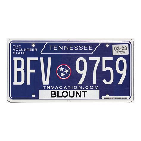 2023 Tennessee #BFV9759 | Old TN License Plates