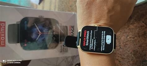 Maxima Mirage Smart Watch 1.83" HD Display, 600 Nits Brightness ...