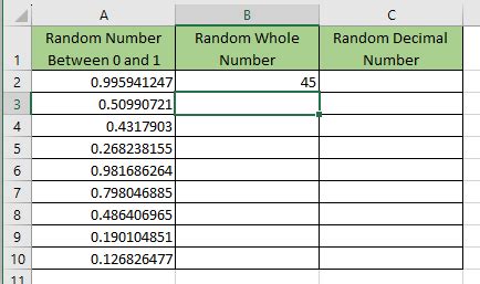 Image result for Random Between Number Excel Formula