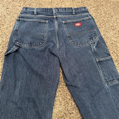 Dickies carpenter jeans 34 Waist 32 long Super good... - Depop
