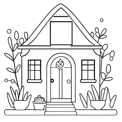 Huis voordeur cartoon vector illustratie huis gebouw ingang buiten ...