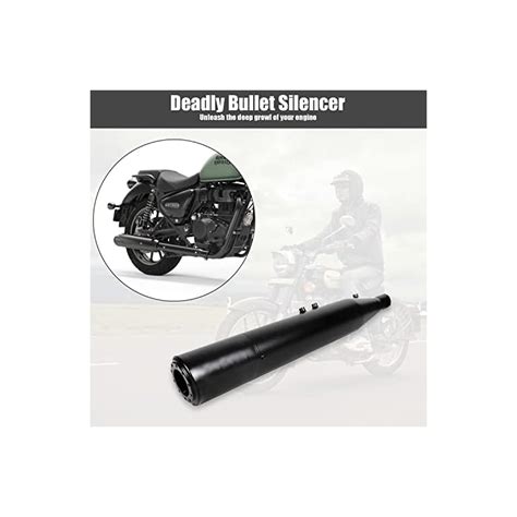AllExtreme EX127 Megaphone Silencer with Glasswool Compatible for BS3 ...