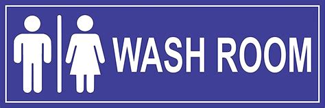 BIRD'S MIND Sign Board Washroom Ladies And Gents For Hospital Shops ...