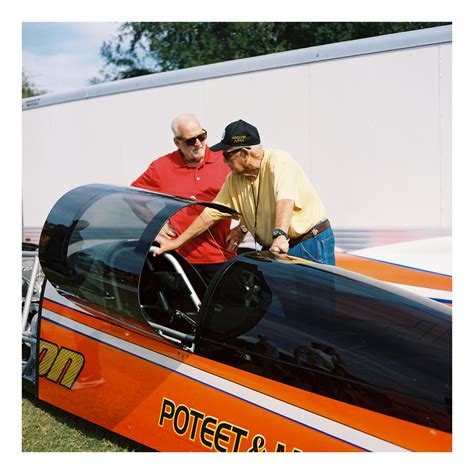 George Poteet and his Speed Demon (Mamiya C33, 80mm f/2.8, Portra 400) : r/analog