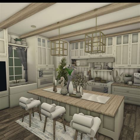 50+ Incredible Bloxburg Kitchen Ideas | Small house layout, House ...