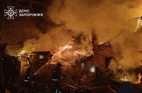 Russian Attacks on Ukraine Kill Two, Set Private Homes on Fire