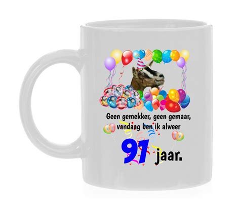 cadeau voor opa of oma die 91 jaar wordt! Leuke,