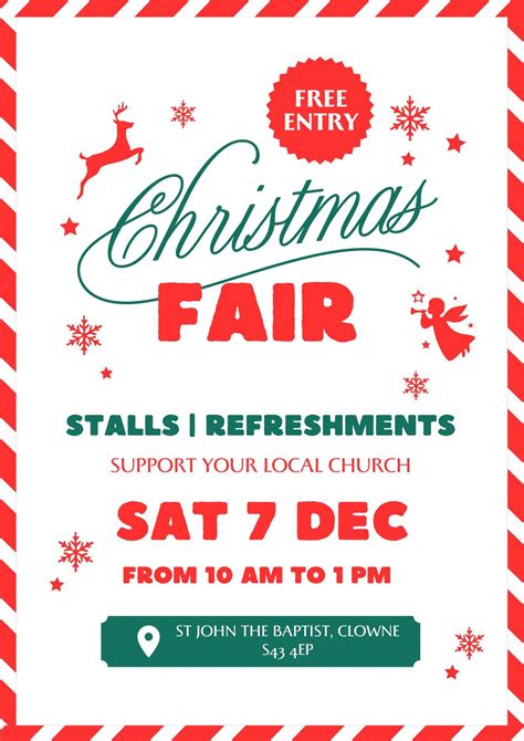 Christmas Fair at St John the Baptist, Clowne, Church Lane, S43 4AR ...