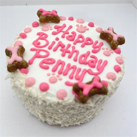 Dog Birthday Cake – Custom Pet Celebration Cake with Dog Biscuits ...