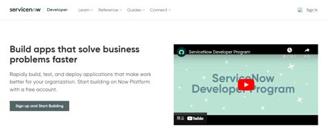 ServiceNow Developer Tutorial 的图像结果