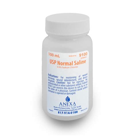 (Case) Anexa USP Sterile Normal Saline, Irrigation Solution, for wound ...