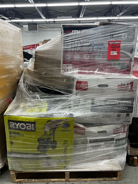 Home Depot Return Pallets