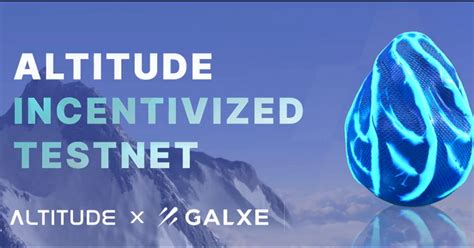 ALTITUDE Incentivized Testnet Guide — Step by step. — Teletype