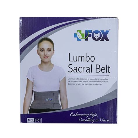Buy Fox's Lumbo Scarlet Belt Fir Back Pain And Spinal Injury Only at BeatO