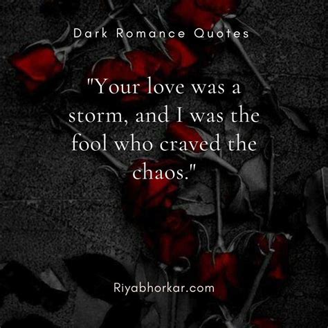 Dark Romance Quotes - Riya's Blogs