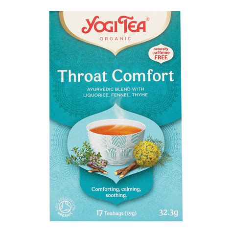 Yogi Tea Throat Comfort Tea, 17 Teabags - VictoriaHealth