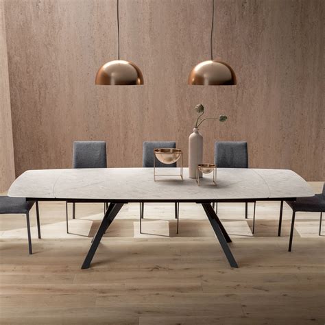 Extendable Barrel Table to 240 or 280 cm in HPL