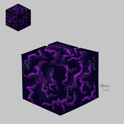 Image result for Obsidian Block Minecraft Drawing