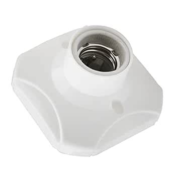 Buy MJH Plastic E27 Lamp Holder Screw Light Bulb Socket Holder Lamp ...